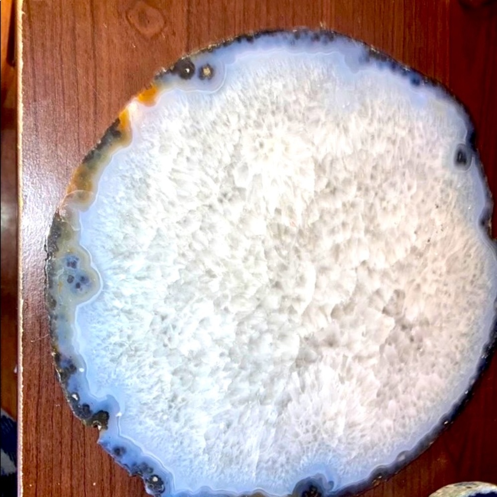 Grey Quartz Circular Slab